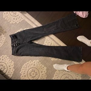 BDG urban outfitters flared black jeans